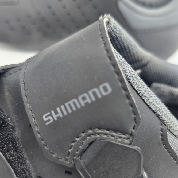 Shimano RP3 Road Cycling Shoes Black Men's 9 Size 42 Clipless SPD-SL Cleats - Picture 8 of 11